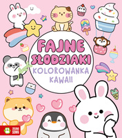 Fajne słodziaki. Kolorowanka Kawaii