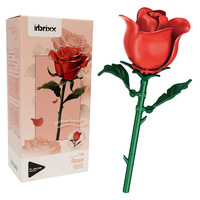 Klocki kwiatki Róża 30 elementów 128481