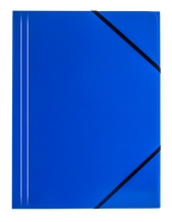 Paczka Teczka A4 kartonowa z gumką niebieska 6 sztuk