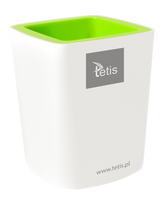 Przybornik na długopisy zielony