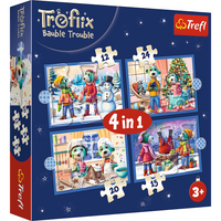 Puzzle 4w1 U Treflików pada śnieg 34657
