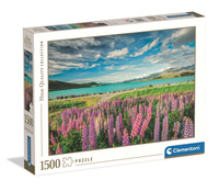 Puzzle 1500 HQ Lupins at Lake Tekapo 31728