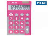 Kalkulator duże klawisze Milan Touch Duo różowy