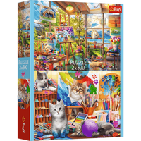 Puzzle 2x500 Sztuka malowania 37530