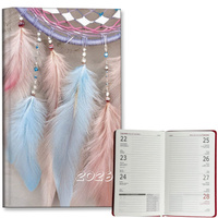 Kalendarz 2026 A6 tygodniowy Łapacze Pastel