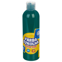 Farba szkolna naturalna tempera Astra 250 ml zielona ciemna