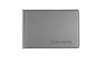 Okładka na dokumenty małe silver