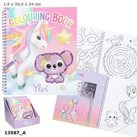 Kolorowanka z cekinowym Koalą i Jednorożcem Ylvi 13587A