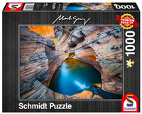 Puzzle 1000 PQ panorama Błękit indygo M. Gray 109991