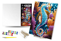 Malowanie po numerach Smok Morski 40x50 cm