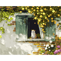 Malowanie po numerach Kot 40x50 cm