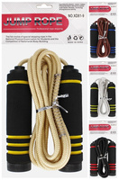 Skakanka sznurkowa z piankowymi uchwytami 1 szt.mix