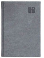 Kalendarz 2026 B5 tygodniowy z notesem Aluminium Standard srebrny