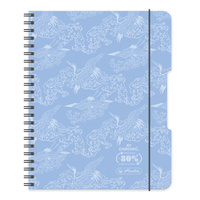 Paczka Kołobrulion A5 80 k. kratka Eco PP pastel błękit 4 szt.