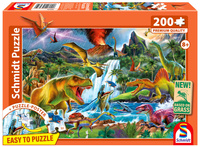 Puzzle 200 PQ Dinozaury 113344