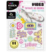 Tatuaże do obuwia świecące w ciemności good vibes Kidea