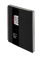 Szkicownik notes A4+ czarny