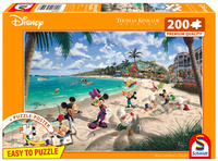 Puzzle 200 PQ T. Kinkade Myszka Miki Minnie na Florydzie 113371