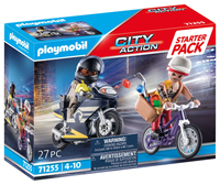 Playmobil Starter Pack Jednostka specjalna ze złodziejem biżuterii 71255