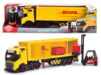 Ciężarówka Dickie Toys City z naczepą DHL 35 cm