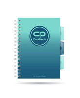 Kołozeszyt A5 100k kratka PP Coolpack gradient blue lagoon