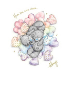 Karnet okolicznościowy Misie z serduszkami 177x127