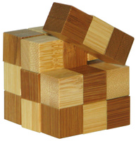 Łamigłówka 3D Bamboo Snake Cubes poziom 2/4