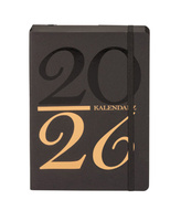 Kalendarz 2026 Kraft A5 DNS czarny