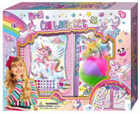 Pamiętnik na spirali z breloczkiem Jednorożec