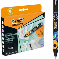 Paczka Marker akrylowy BIC Intensity Pastel Paint mix 8szt.
