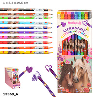 Kredki ścieralne Miss Melody 10 kolorów 13369A