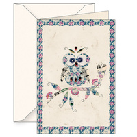 Karnet B6 koperta 5826 Sowa