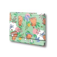 TECZKA ŁAMANA A5 NA GUMKĘ T 0120 KAPIBARA ŁĄKA FOLIA MAT NIERYSUJĄCA