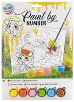 Malowanie po numerach zestaw zółty