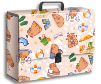 TECZKA Z RĄCZKĄ B4 JUMBO T 0119 KAPIBARA PLAŻA FOLIA MAT NIERYSUJĄCA