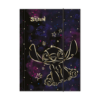 Teczka A4 z gumką Disney Gold Stitch wzór 2