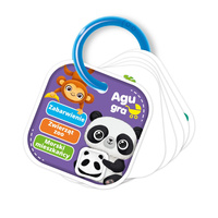 Karty na pierścionku Kolory Zwierząt RK1050-03