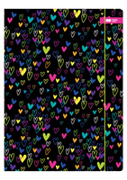 Teczka A4 My Love czarna Happy Color