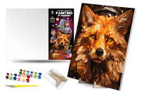 Malowanie po numerach Czerwony Lis 40x50 cm