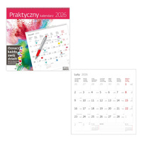 Kalendarz 2026 Praktyczny z naklejkami