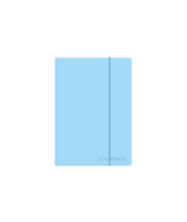 Brulion A5 80k linia z gumką Coolpack pastel powder blue