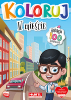 W mieście. Koloruj