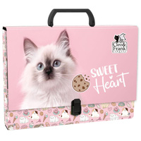 Teczka twarda z rączką Cleo i Frank TTRCF45