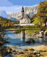 Diamentowa Mozaika Kościół przy rzece NO-1006776