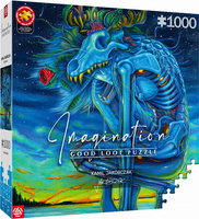 Puzzle 1000 Imagination Kamil Jakóbczak Biały Wilk