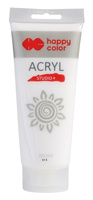 Farba akrylowa Studio 200 ml biel cynkowa Happy Color