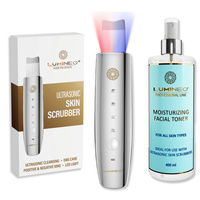 Peeling Kawitacyjny Led + tonik nawilżający LUMINEO