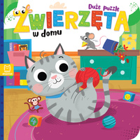 Zwierzęta w domu. Duże puzzle