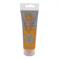 Farba akrylowa Deco Artea 75 ml tuba metaliczny złoty