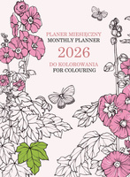 Planer 2026 miesięczny kolorowanka